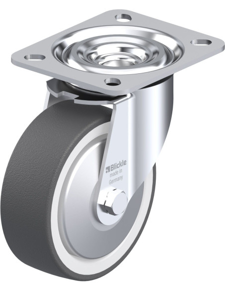 Poliuretano pasukamas ratukas L-POTH 100G-FA 100 mm