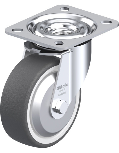 Poliuretano pasukamas ratukas L-POTH 100KA-FA 100 mm