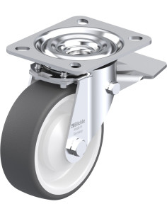 L-POTH 100KA-ST poliuretano ratukas su stabdžiais