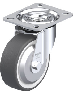 Pasukamas poliuretano ratukas L-POTH 100R-FA, 100 mm