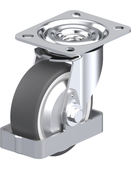 L-POTH 100R-FA-FS poliuretano pasukamas ratukas 100 mm