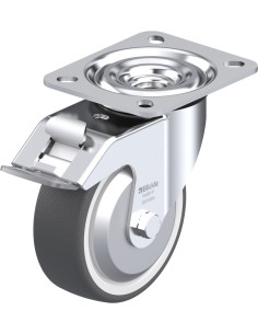 L-POTH 100R-FI-FA - 100 mm poliuretano ratukas su stabdžiais