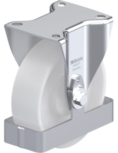 B-PO 125KA-FS sintetinis fiksuotas ratukas 125mm