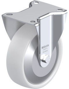 B-PO 125XR-FA sintetinis fiksuotas ratukas 125 mm