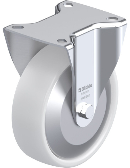 B-PO 125XR-FA sintetinis fiksuotas ratukas 125 mm