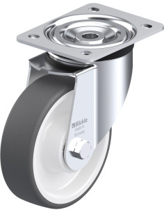 Pasukamas poliuretano ratukas L-POTH 150K, 150 mm