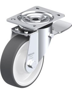 L-POTH 150K-ST Poliuretano Ratukas su Stabdžiais 150 mm