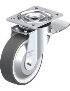 L-POTH 150K-ST-FA poliuretano ratukas su stabdžiais