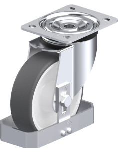 Pasukamas poliuretano ratukas L-POTH 150R-FS 150 mm