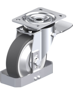 L-POTH 150R-ST-FA-FS poliuretano ratukas su stabdžiais