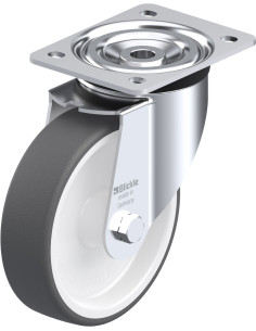 Pasukamas poliuretano ratukas L-POTH 160G, 160 mm