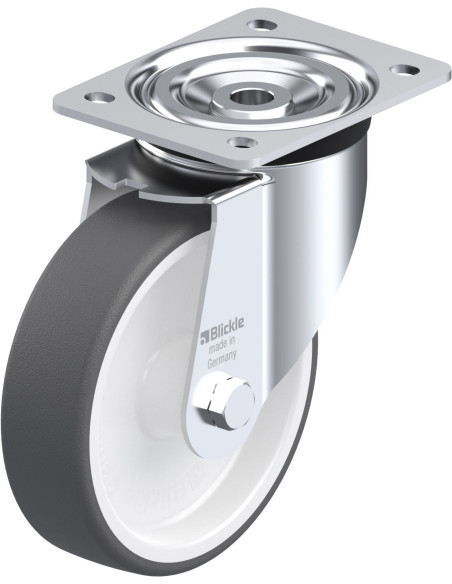 Pasukamas poliuretano ratukas L-POTH 160G, 160 mm