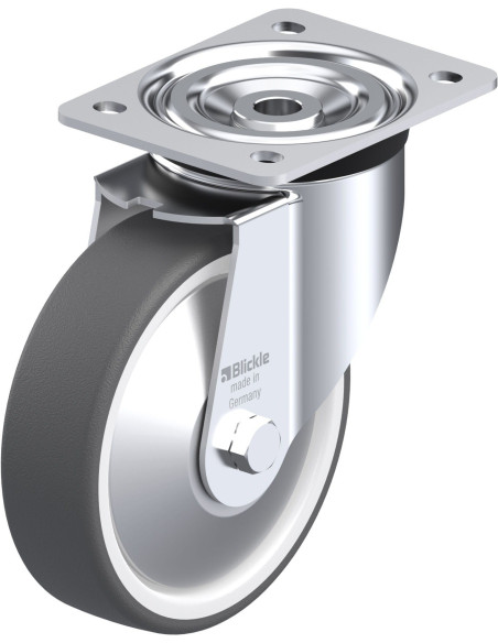 L-POTH 160G-FA poliuretano pasukamas ratukas 160 mm