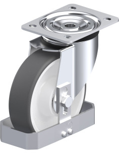 L-POTH 160K-FS poliuretano pasukamas ratukas 160 mm