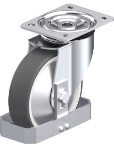 L-POTH 160R-FA-FS poliuretano pasukamas ratukas 160 mm