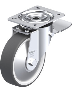 L-POTH 160R-ST-FA poliuretano pasukamas ratukas su