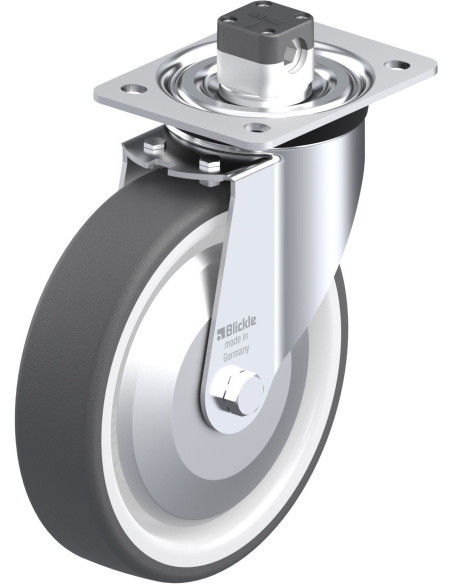 L-POTH 200G-CS11-FA poliuretano ratukas su stabdžiais