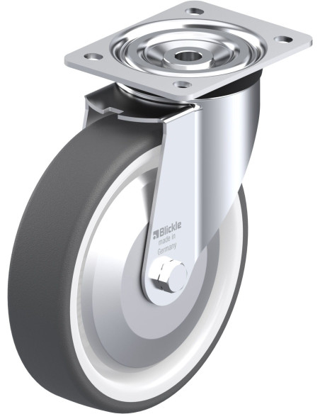 Poliuretano pasukamas ratukas L-POTH 200G-FA 200 mm