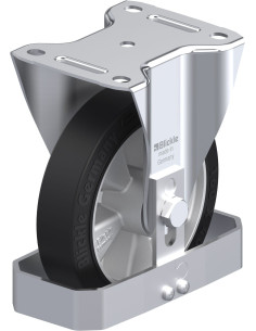 B-ALEV 161K-FS fiksuotas ratukas dengtas guma