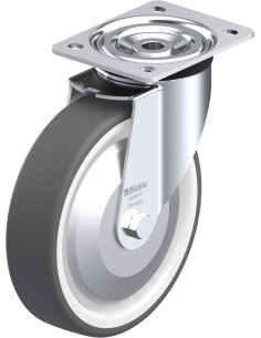 L-POTH 200K-FA poliuretano pasukamas ratukas 200 mm