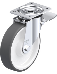 L-POTH 200K-ST Poliuretano ratukas su stabdžiais