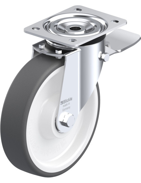 L-POTH 200K-ST Poliuretano ratukas su stabdžiais