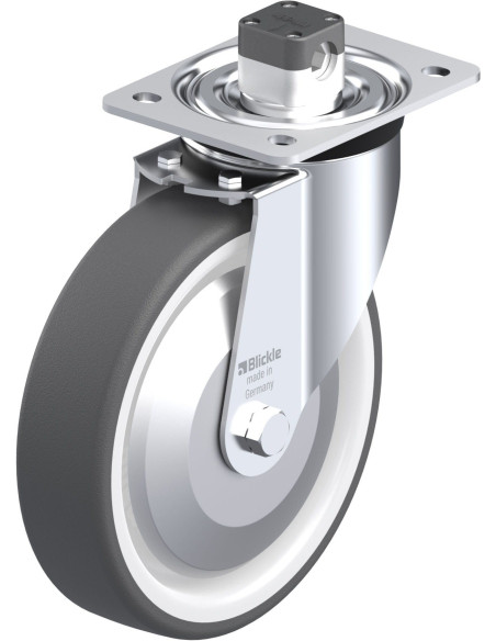 L-POTH 200R-CS11-FA poliuretano ratukas su stabdžiais