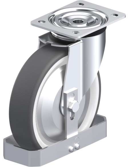 L-POTH 200R-FA-FS poliuretano pasukamas ratukas 200 mm