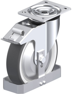 L-POTH 200R-FI-FA-FS poliuretano pasukamas ratukas su