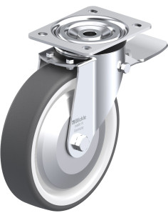 L-POTH 200R-ST-FA poliuretano ratukas su stabdžiais