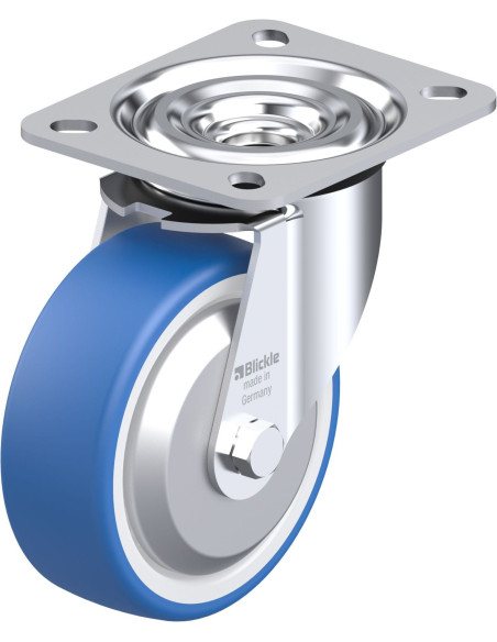 L-POTHS 100XKA-FA poliuretano pasukamas ratukas 100 mm