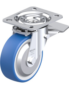 L-POTHS 100XKA-ST-FA poliuretano ratukas su stabdžiais