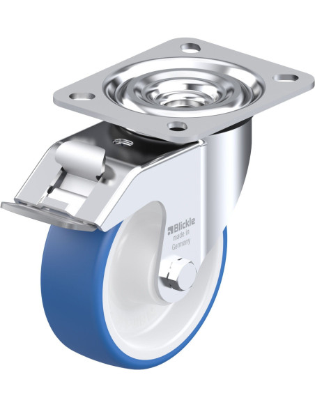 L-POTHS 100XR-FI poliuretano ratukas su stabdžiais