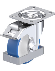 L-POTHS 100XR-FI-FS poliuretano ratukas su stabdžiais