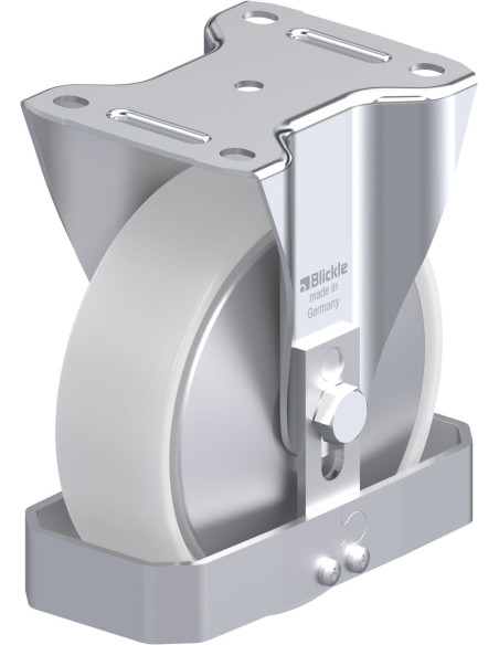 B-PO 160G-FA-FS sintetinis fiksuotas ratukas, 160 mm