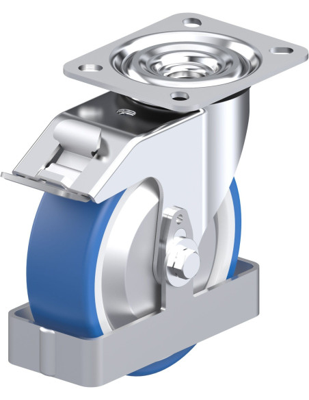 L-POTHS 125XKA-FI-FA-FS - 125 mm poliuretano pasukamas