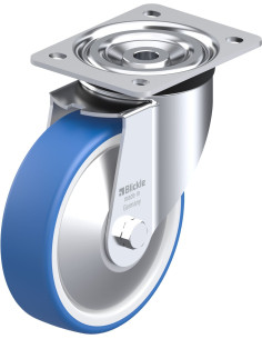 L-POTHS 160K-FA poliuretano pasukamas ratukas 160 mm