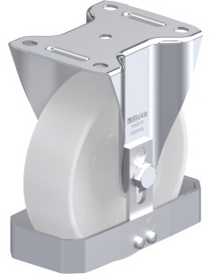 B-PO 160R-FS sintetinis fiksuotas ratukas 160 mm