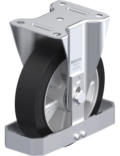 B-ALEV 180K-FS fiksuotas ratukas dengtas guma