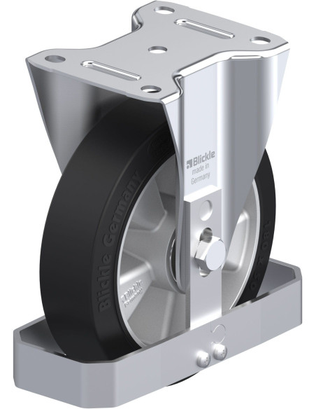 B-ALEV 180K-FS fiksuotas ratukas dengtas guma