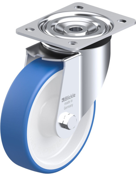 L-POTHS 160R poliuretano pasukamas ratukas 160 mm