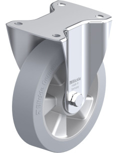 B-ALEV 180K-SG fiksuotas ratukas dengtas guma