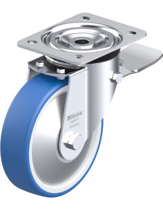 L-POTHS 160R-ST-FA poliuretano ratukas su stabdžiais