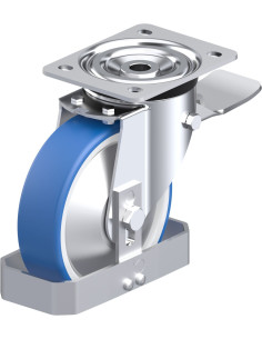 Pasukamas poliuretano ratukas L-POTHS 160R-ST-FA-FS su