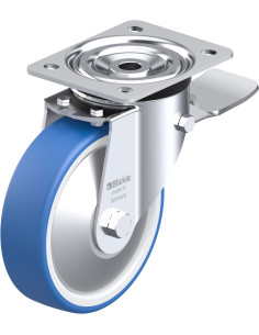 L-POTHS 160XK-ST-FA poliuretano ratukas su stabdžiais