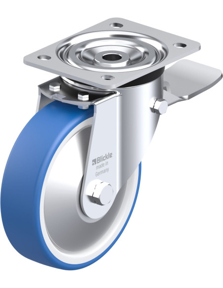 L-POTHS 160XR-ST-FA poliuretano ratukas su stabdžiais