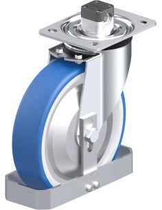 L-POTHS 200K-CS11-FA-FS poliuretano pasukamas ratukas su