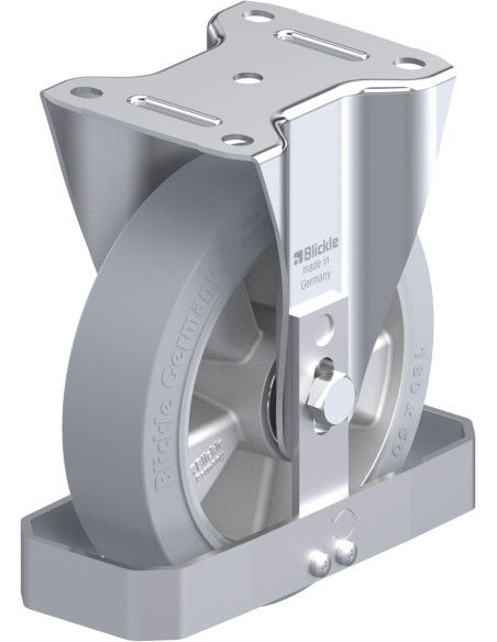 B-ALEV 180K-SG-FS fiksuotas ratukas dengtas guma