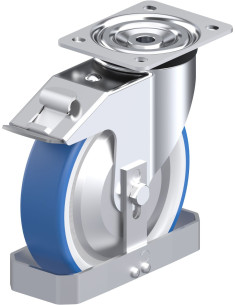 L-POTHS 200K-FI-FA-FS poliuretano ratukas su stabdžiais