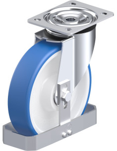 Poliuretano pasukamas ratukas L-POTHS 200K-FS 200 mm